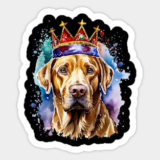 Royal Dog Wear Crown Sticker